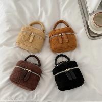 Plush Handbag soft surface & attached with hanging strap Argyle PC