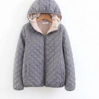 Polyester Plus Size Women Parkas & thermal patchwork Solid PC