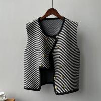 Polyamide Women Vest loose printed striped : PC