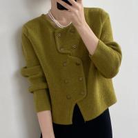 Acrylique Manteau pull Tricoté Solide plus de couleurs pour le choix : pièce