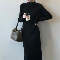 Acryl Pullover Kleid, Gestrickte, Solide, mehr Farben zur Auswahl, :,  Stück