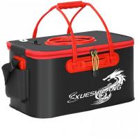 EVA Fishing bucket thicken Solid red and black PC