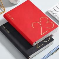 Glazed Printing Paper & Synthetic Leather Creative Notebook PC