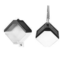 Engineering Plastics motion activated & LED glow & Waterproof Courtyard Light solar charge PC-Polycarbonate Solid black PC