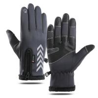 Polyamide Riding Glove can touch screen & thermal patchwork PC