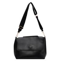 PU Leather Shoulder Bag large capacity & soft surface Solid PC