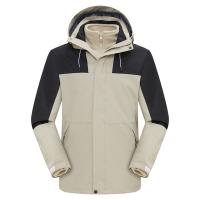 Polyester windproof Unisex Outdoor Jacket detachable & thermal Polar Fleece PC