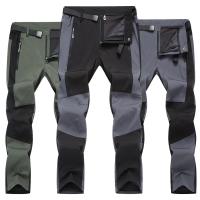 Polyester windproof Men Outdoor Pants & waterproof & thermal patchwork PC