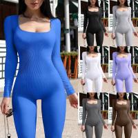 Polyester Women Sexy Jumpsuit lift the hip & skinny Solid PC
