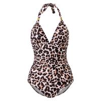 Polyamide One-piece Swimsuit backless & padded printed PC