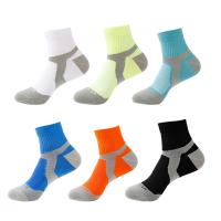 Nylon Unisex Ankle Socks & sweat absorption & breathable jacquard Solid Lot