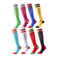 Nylon Women Knee Socks & sweat absorption & breathable jacquard Solid Lot