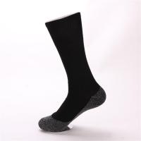 Polyester Unisex Ankle Socks & sweat absorption & breathable jacquard Solid black Lot