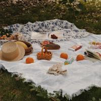 Poliéster y algodón Estera de picnic, más colores para elegir,  trozo