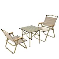 Beech wood & Steel Tube & Oxford Outdoor Foldable Furniture Set durable & portable Set