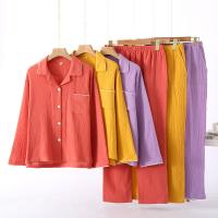 Katoen Vrouwen Pyjama Set Broek & Boven Lappendeken meer kleuren naar keuze Instellen