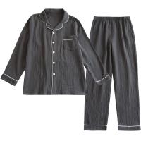 Cotton Men Summer Pajama Set & two piece patchwork Solid Set