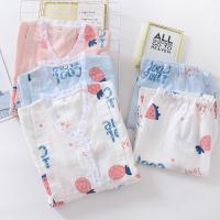 Cotone Pflege Pyjama Set Kalhoty & Top Stampato più colori per la scelta Nastavit