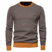 Cotton Plus Size Men Sweater & loose Acrylic knitted Solid PC