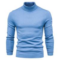 Cotton Men Sweater & loose knitted Solid PC