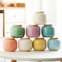 Keramika Čaj caddies Ruční più colori per la scelta kus