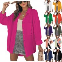 Baumwolle Frauen Langarm Shirt, mehr Farben zur Auswahl,  Stück