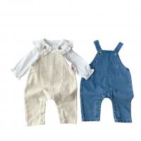 Cotton Slim Baby Clothes Set  Pants & top patchwork Solid PC