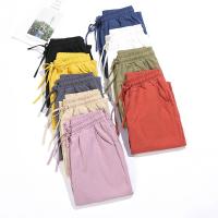 Algodón Pantalones para Mujer, Sólido, más colores para elegir,  trozo