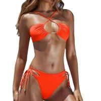 Polyester Bikini & two piece Polyester Solid Set