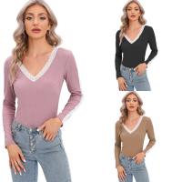 Viscose Fiber Slim Women Long Sleeve T-shirt Polyester PC