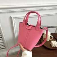 PU Leather Bucket Bag Handbag attached with hanging strap PC