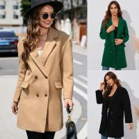 Polyester Women Coat Cotton Solid PC