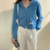 Polyester Women Sweatshirts slimming patchwork Solid : PC