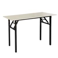 Chipboard & Iron Foldable Table durable & portable  wood pattern PC