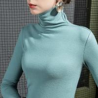 ビスコース 女性の長袖ブラウス パッチワーク 単色 選択のためのより多くの色 一つ