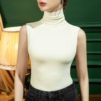 Konijnenbont Vrouwen mouwloze blouses Lappendeken Solide meer kleuren naar keuze stuk