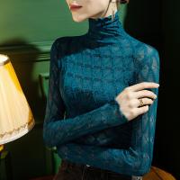 Cotton stringy selvedge & Slim Women Long Sleeve Blouses patchwork PC