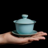 Ceramics anti-scald Teacups dish & Cup Lid & cups handmade PC