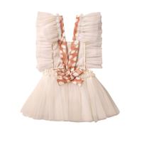 Polyester Baby Jumpsuit with bowknot Gauze PC