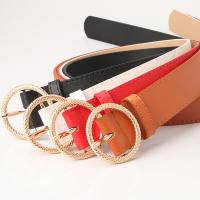 PU Leather Easy Matching Fashion Belt adjustable embossing PC