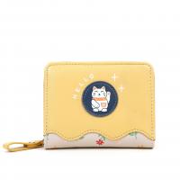 PU Leather Multifunction Wallet portable Cats PC