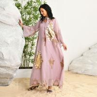ポリエステル 中東イスラムムシルムドレス 刺繍 選択のためのより多くの色 一つ