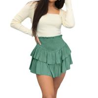 Rayon scallop Skirt flexible Solid PC