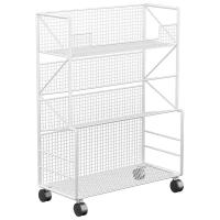 Iron four layers Shelf with pulley PC