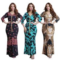 Polyvinylchlorid-Faser & Polyester Nahöstliche islamische Musilm Kleid, Gedruckt, mehr Farben zur Auswahl,  Stück