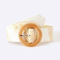 Plastic & Synthetic Leather Easy Matching Fashion Belt weave PC