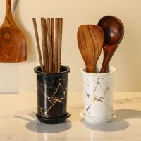 Ceramics Chopstick Box durable Marbling Set