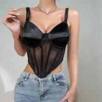 Polyester Slim Camisole Solid black PC