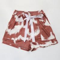 Polyester & Cotton Middle Waist Shorts & loose PC