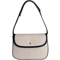 PU Leather Easy Matching Crossbody Bag soft surface Solid white and black PC